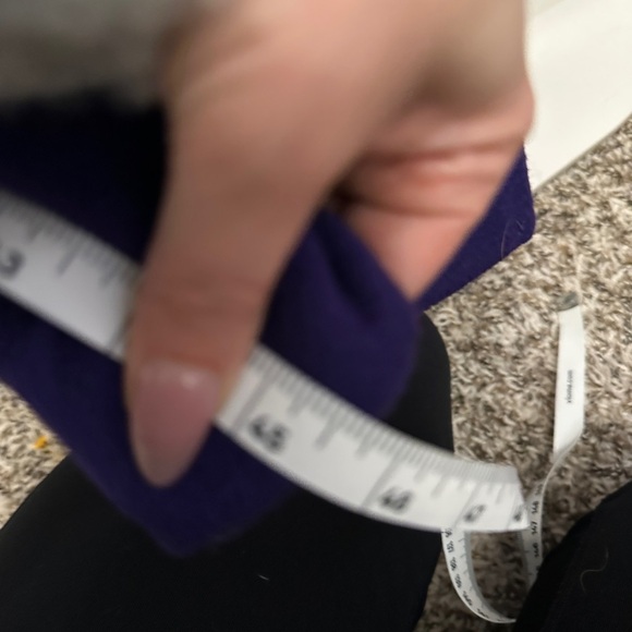 Elegant Purple Pea wool Coat for Women - Picture 4 of 4